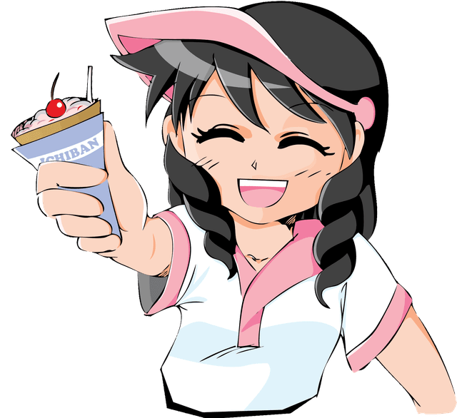 Momo mascot Ichiban Crepes